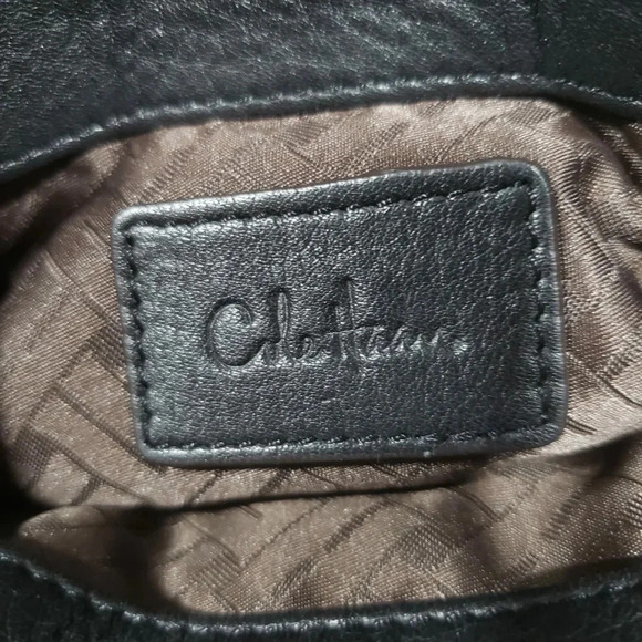 Cole Haan Womans Black  Mini Leather Clutch. - Picture 5 of 13